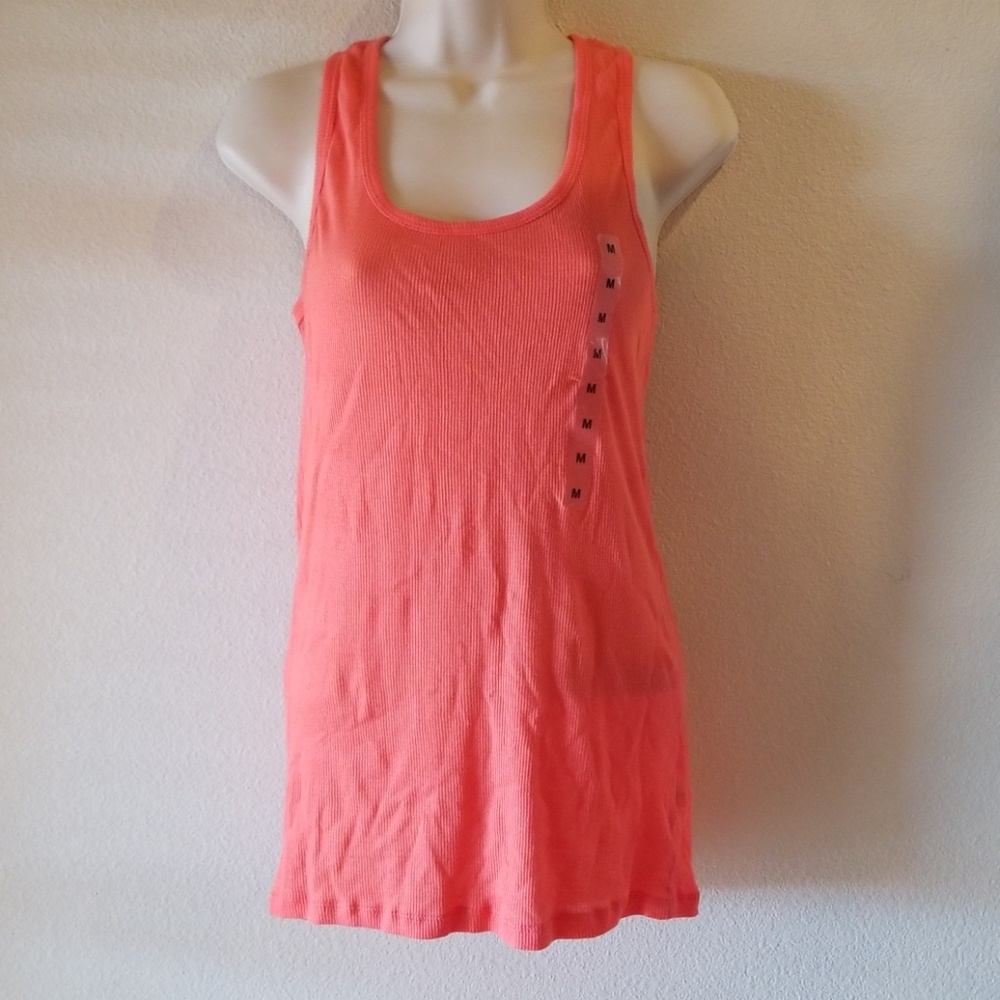 Wishful Park Women's Hot Coral Tank Top NWT